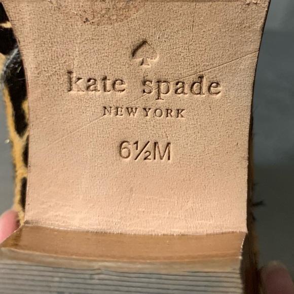 Kate Spade Leopard Bootie, size 6.5 - Picture 4 of 5